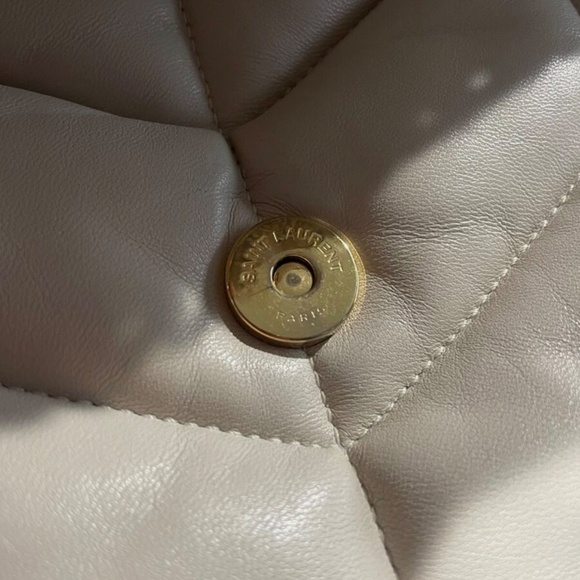 SAINT LAURENT Loulou Small YSL Puffer Chain Shoulder Bag - Picture 8 of 14